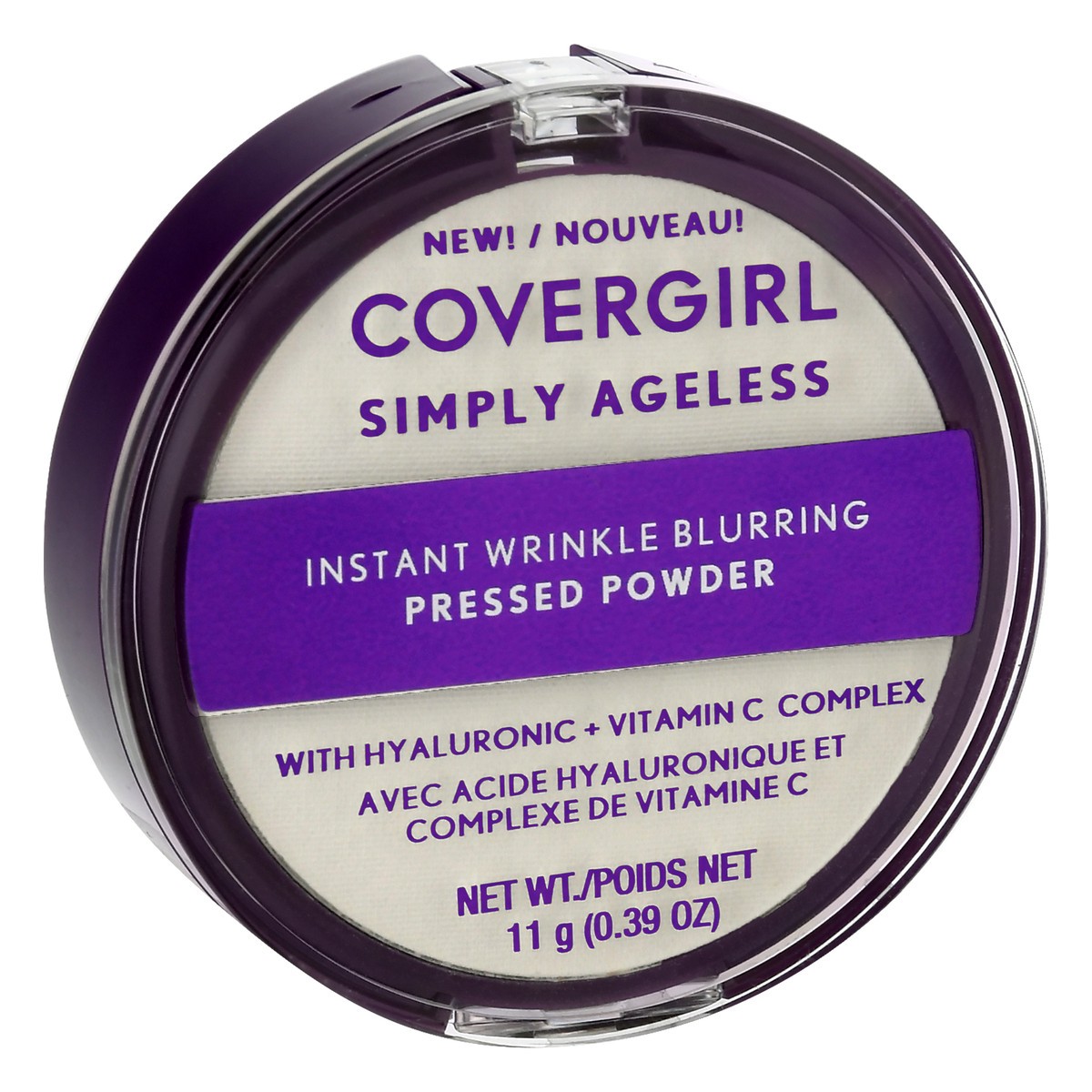 slide 5 of 9, CoverGirl Simply Ageless Pressed Powder, Translucent, 11 g