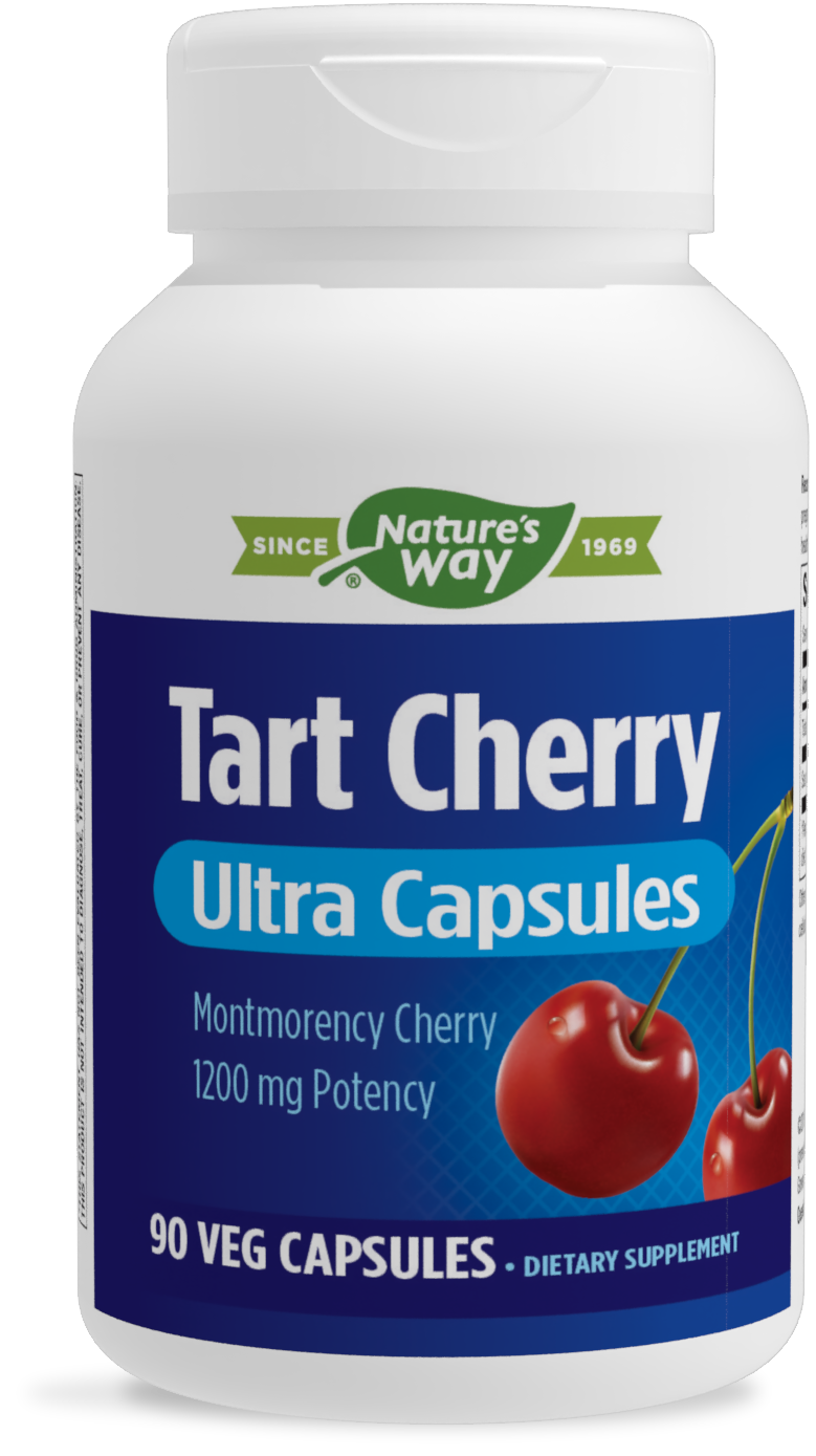 slide 1 of 1, Nature's Way Tart Cherry Ultra Vegetarian Capsules, 1,200 mg per serving, 90 Count, 90 ct