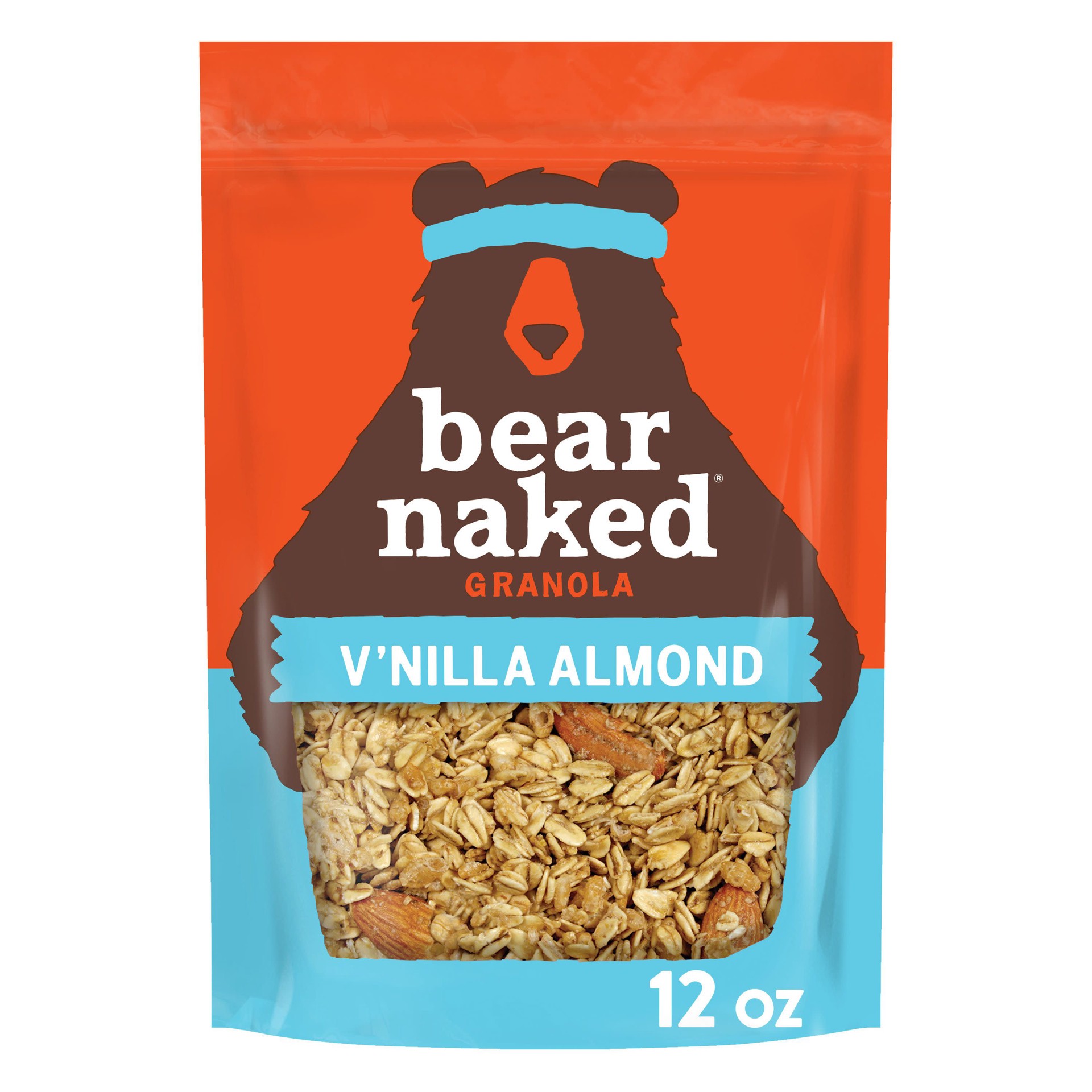 slide 1 of 3, Bear Naked Fit Granola Cereal, Vanilla Almond Crisp, 12 oz, 