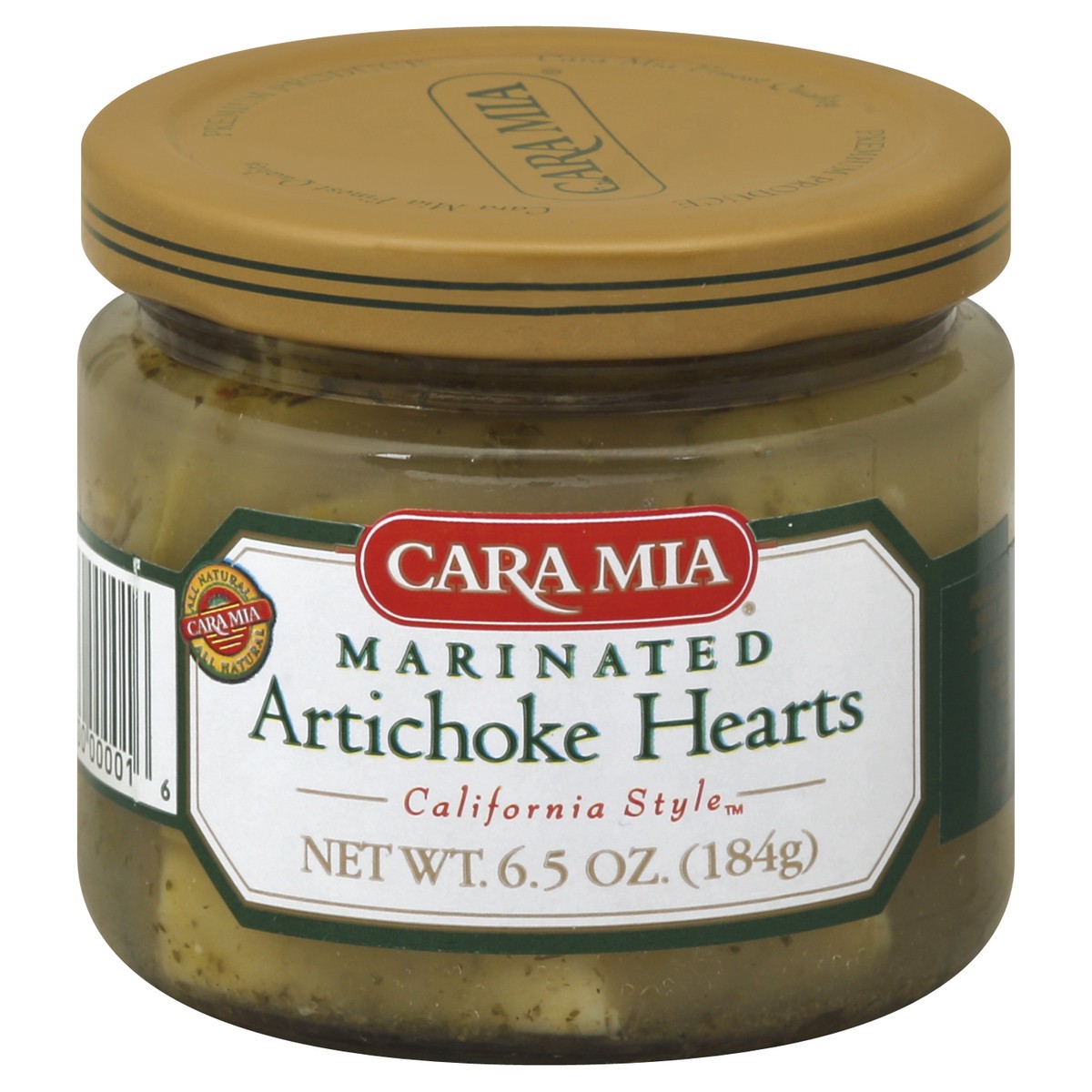 slide 2 of 3, Cara Mia California Style Marinated Artichoke Hearts 6.5 Oz. Jar, 6.5 oz