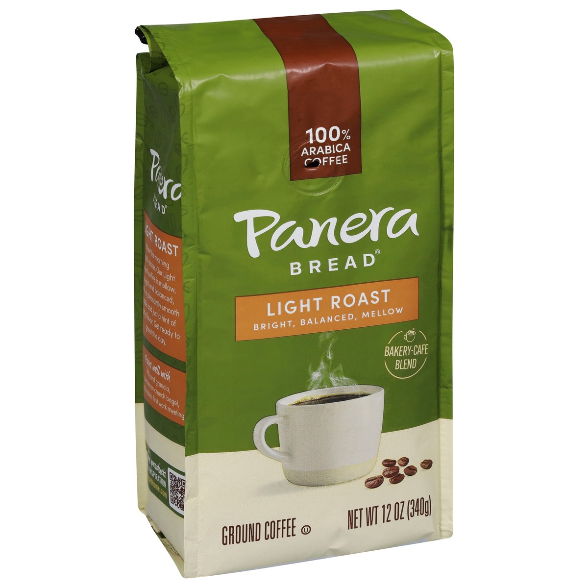 slide 2 of 9, Panera Bread Light Roast Ground Coffee 12 oz, 12 oz