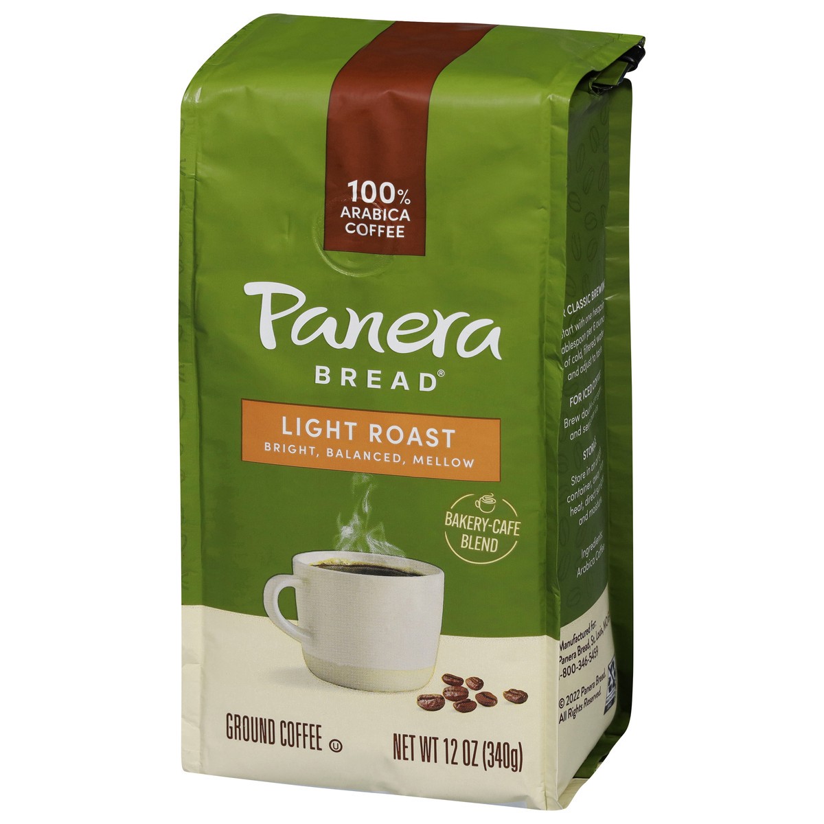 slide 6 of 9, Panera Bread Light Roast Ground Coffee 12 oz, 12 oz