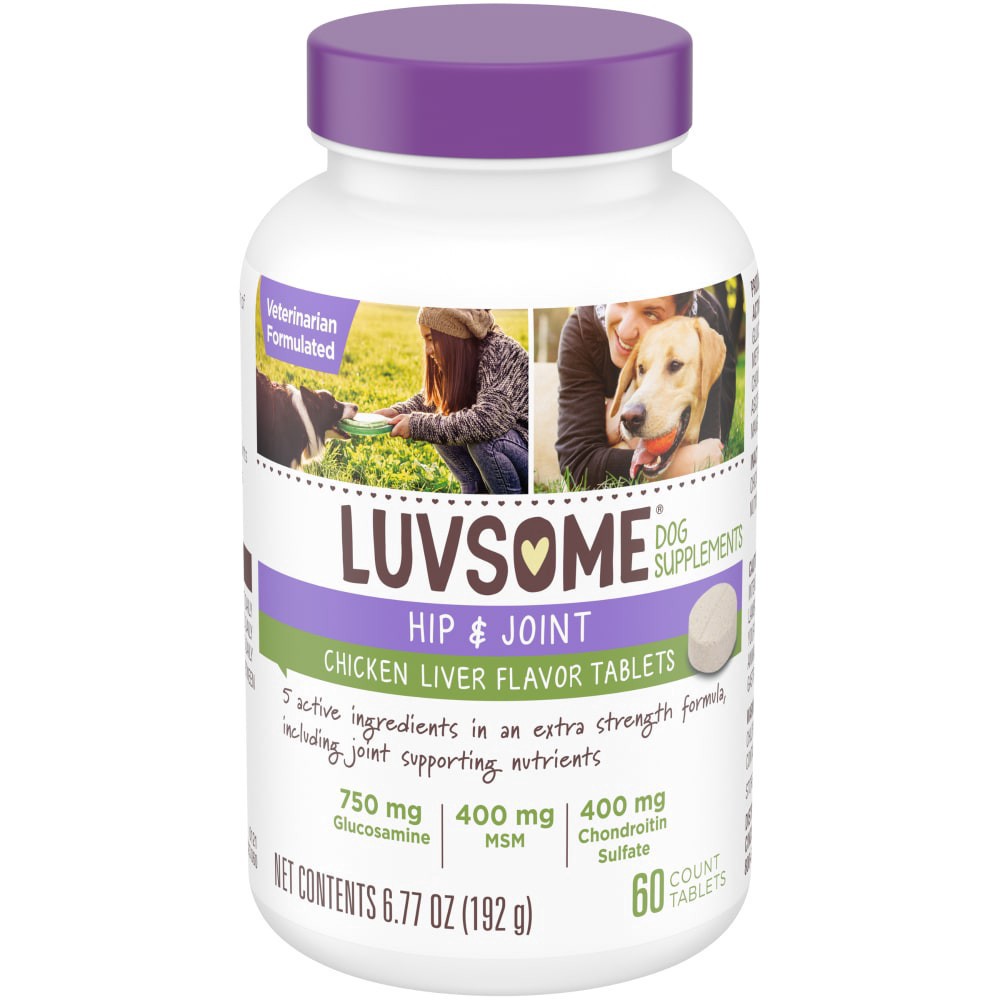 slide 2 of 3, Luvsome Glucosamine Tablets - 750Mg, 60 ct