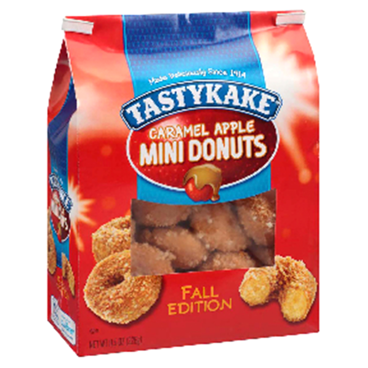 slide 1 of 1, Tastykake Caramel Apple Bag Donuts, 11.5 oz