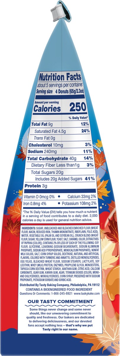 slide 9 of 14, Tastykake Caramel Apple Bag Donuts, 11.5 oz