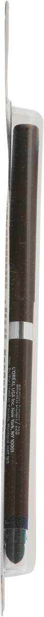 slide 3 of 9, L'Oréal Infallible Grip Brown Denim 220 Gel Mechanical Liner 0.011 oz, 0.01 oz