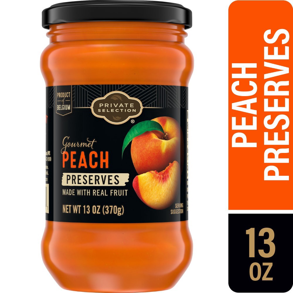 slide 3 of 4, Private Selection Peach Preserve & Jam, 1 ct