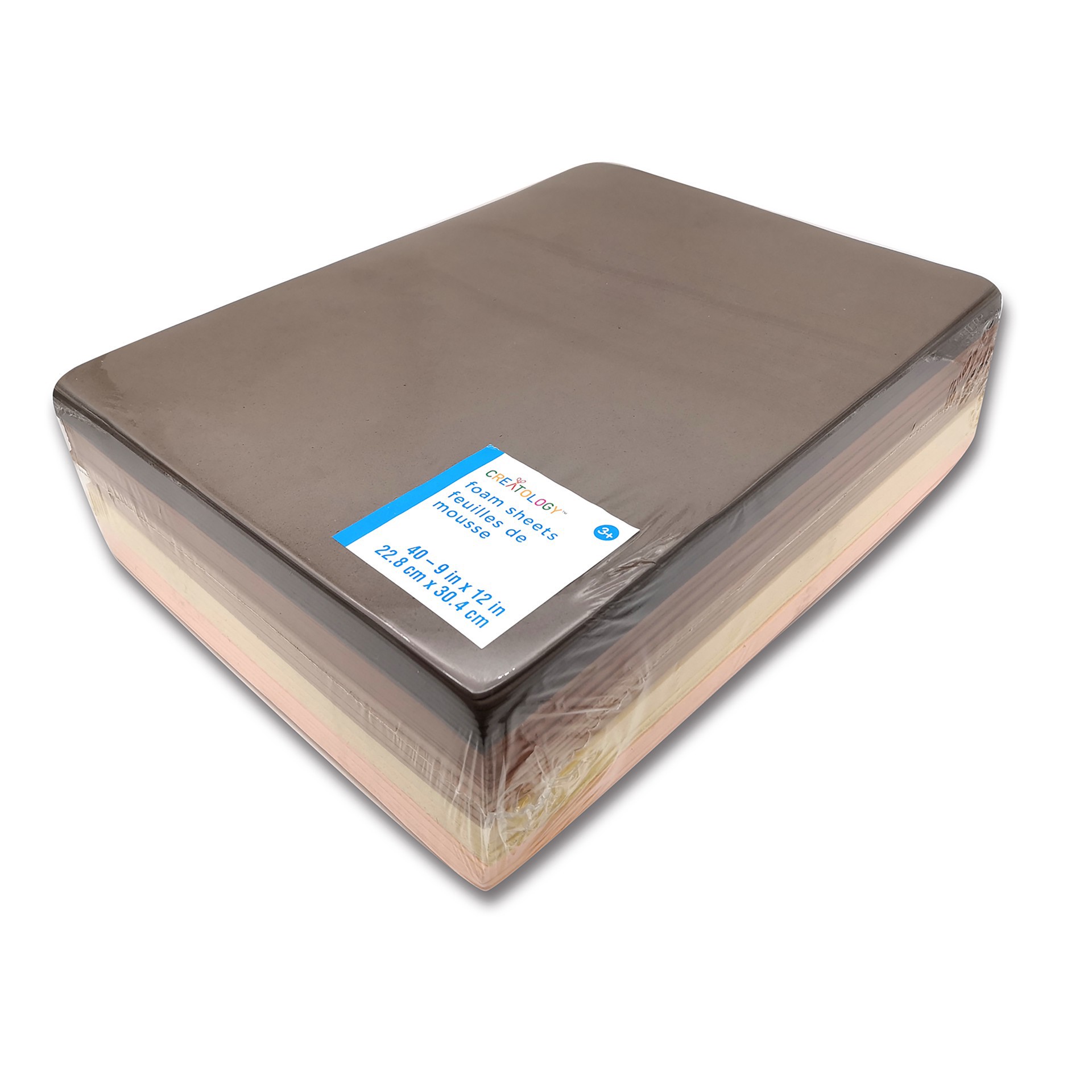 slide 2 of 2, Neutral 9" X 12" Foam Sheets By Creatology, 40 Sheets, 9 in x 12 in