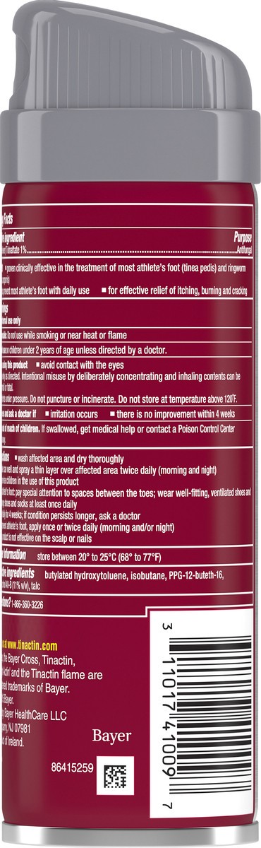 slide 6 of 8, Tinactin Antifungal Powder Spray, 4.6 oz