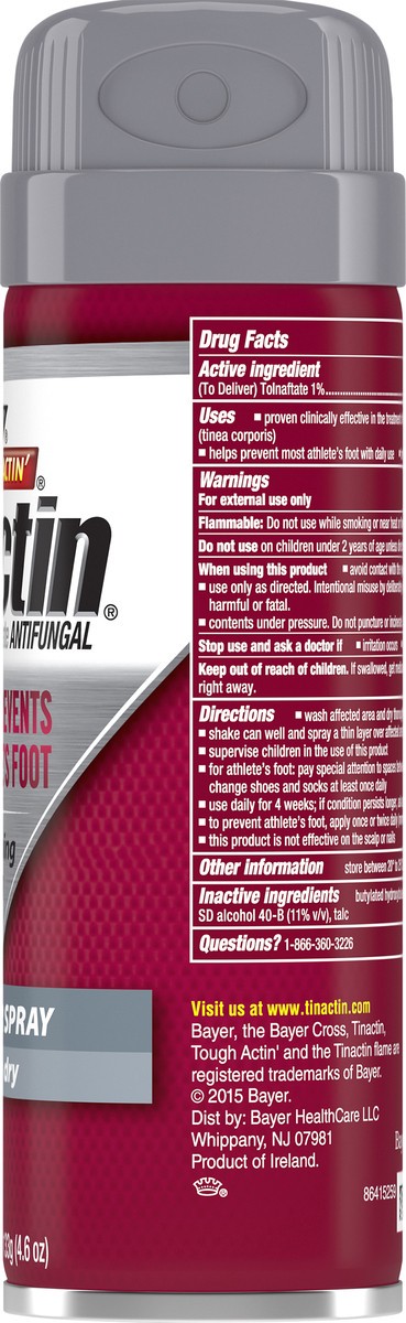 slide 8 of 8, Tinactin Antifungal Powder Spray, 4.6 oz