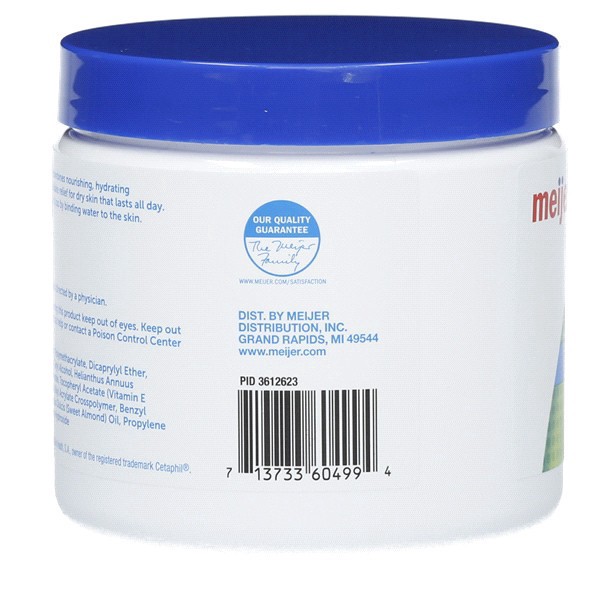 slide 4 of 9, Meijer Sensitive Skin Moisturizing Cream, 16 oz