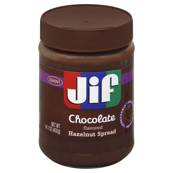 slide 1 of 1, Jif Chocolate Hazelnut Spread, 1 ct