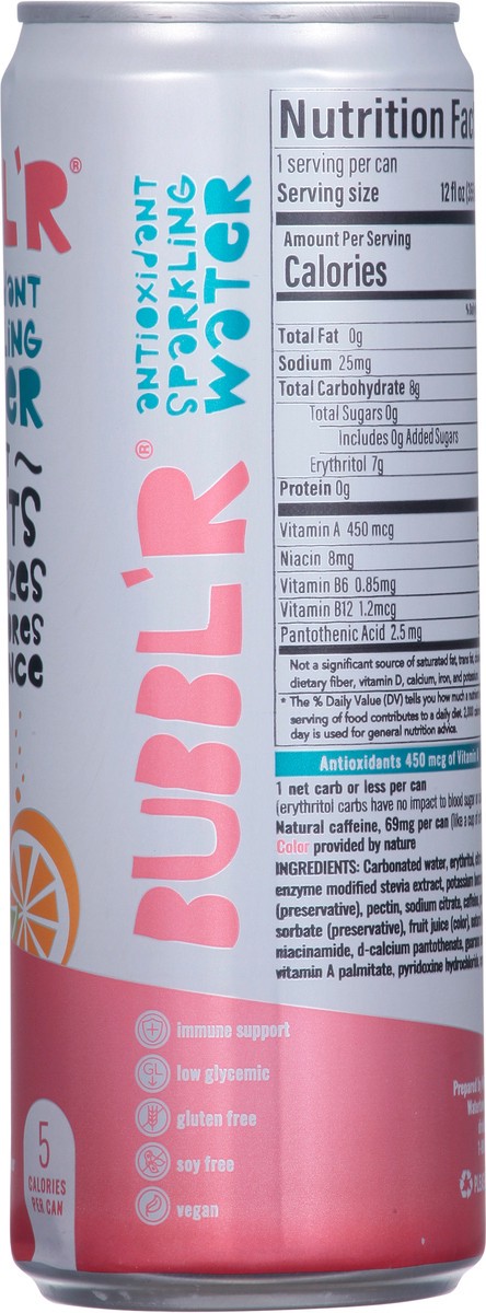 slide 2 of 13, BUBBL'R Twisted Elix'r Antioxidant Sparkling Water - 12 oz, 12 oz