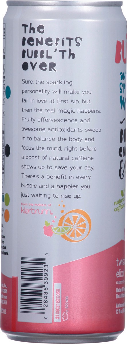 slide 11 of 13, BUBBL'R Twisted Elix'r Antioxidant Sparkling Water - 12 oz, 12 oz