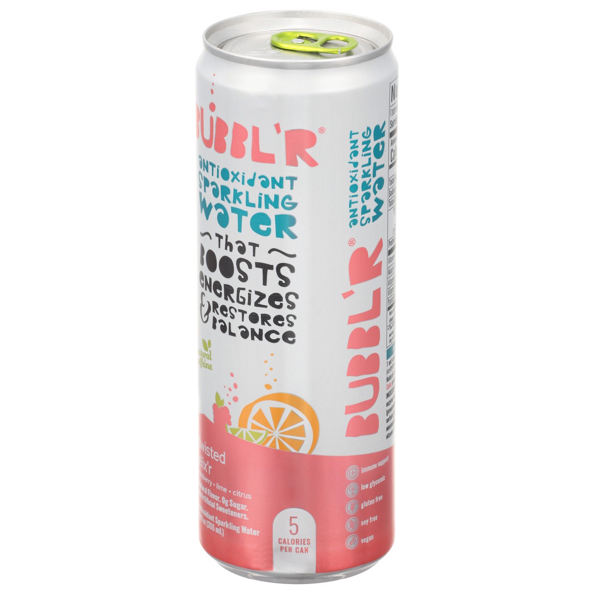 slide 5 of 13, BUBBL'R Twisted Elix'r Antioxidant Sparkling Water - 12 oz, 12 oz