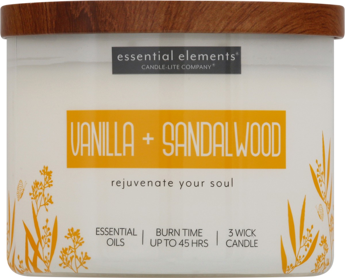 slide 6 of 9, Candle-Lite EE Vanilla Sandalwood Jar Candle, 14.75 oz