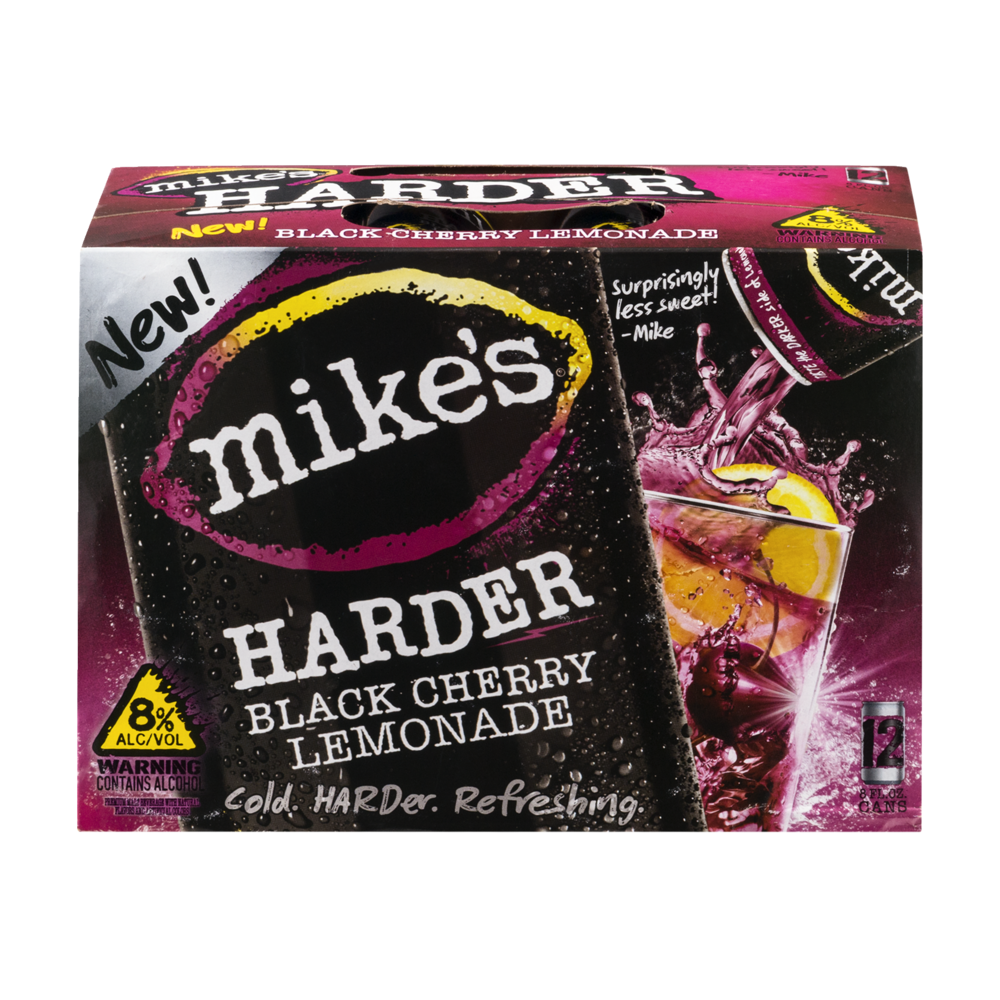 slide 1 of 1, mike's Harder Black Cherry Lemonade, 12 ct; 8 oz