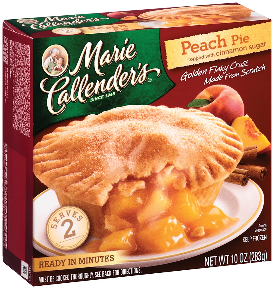 slide 1 of 6, Marie Callender's Peach Pie with Glaze, 1 ct