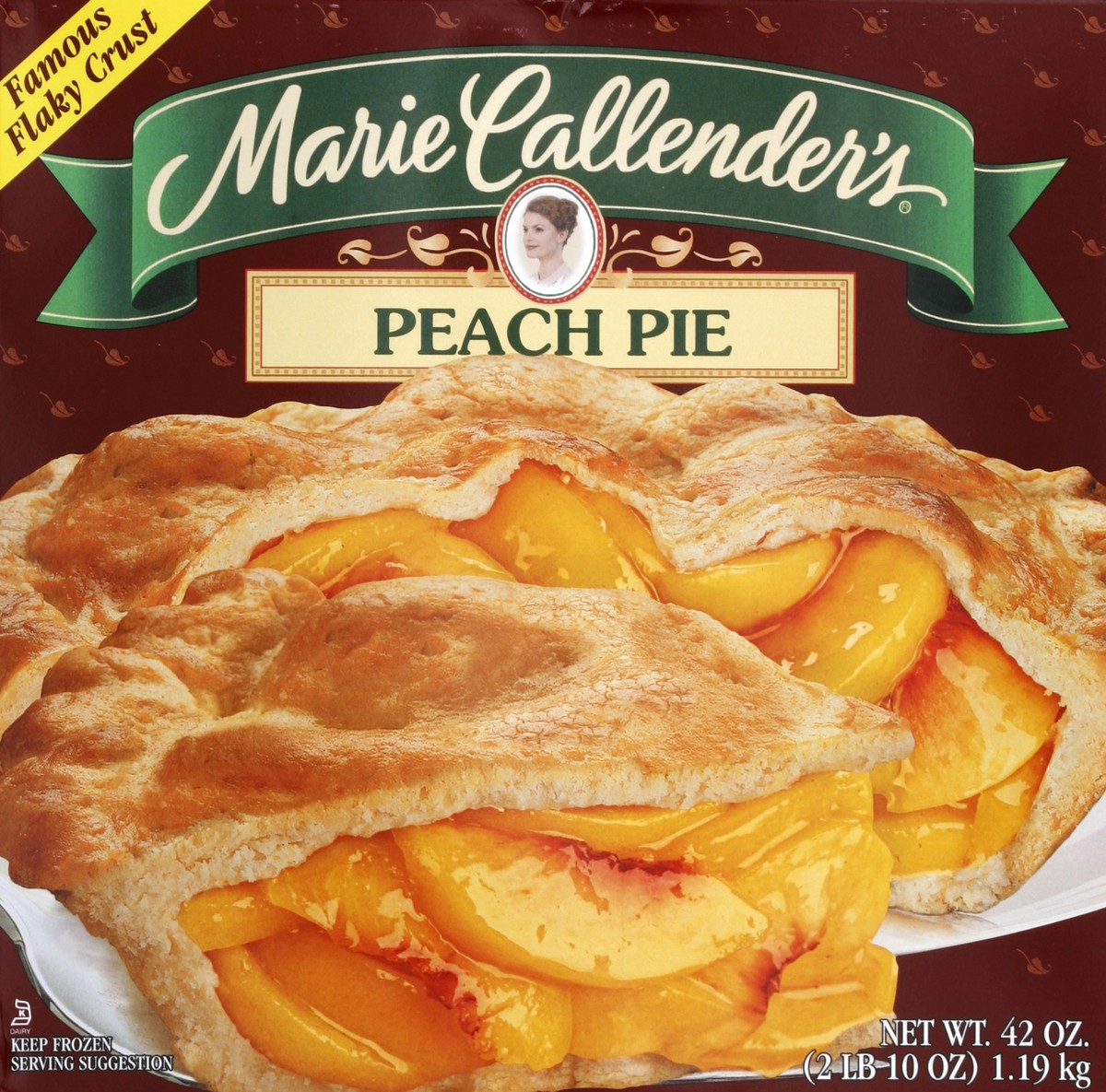 slide 6 of 6, Marie Callender's Peach Pie with Glaze, 1 ct