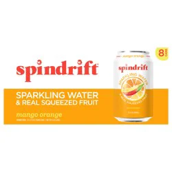 Spindrift Orange Mango Sparkling Water- 8 ct; 12 fl oz