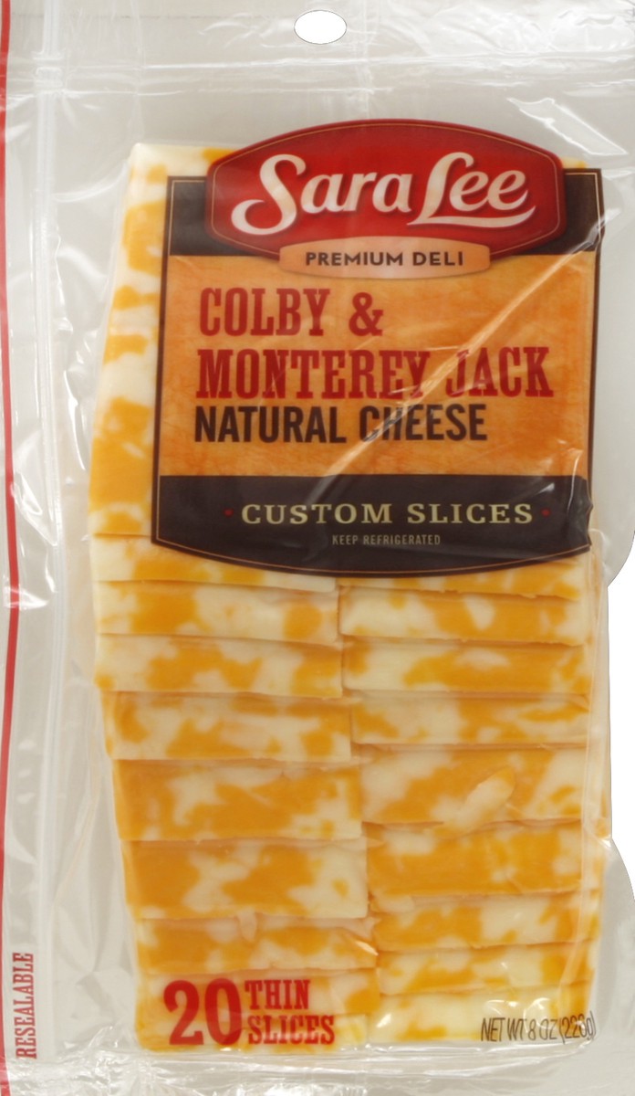 slide 3 of 3, Sara Lee Premium Meats Colby-Jack Natural Cheese, 8 oz