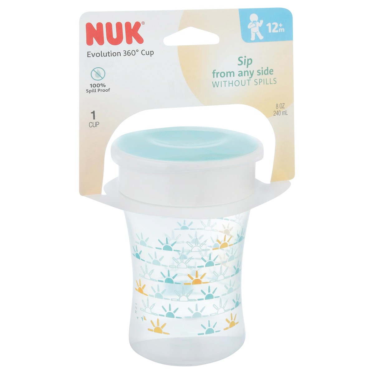 slide 3 of 9, NUK 12+ Months Evolution 360 Degrees Cup 1 ea, 1.0 ct