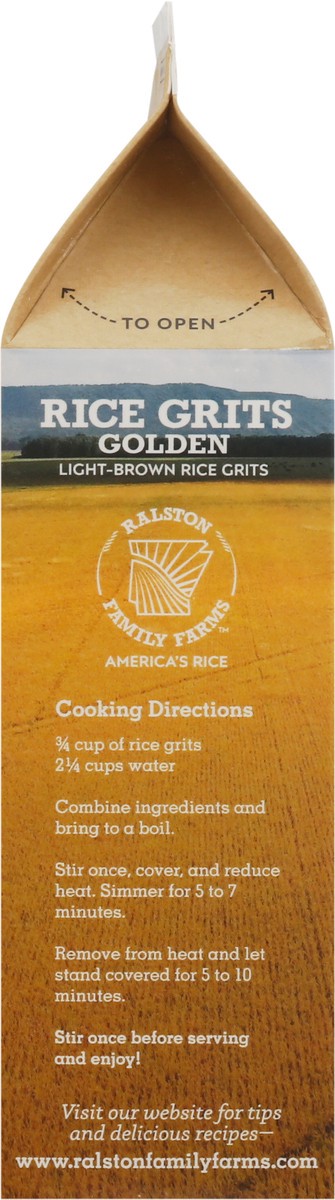 slide 10 of 10, Ralston Family Farms Grits Rice Golden, 16 oz