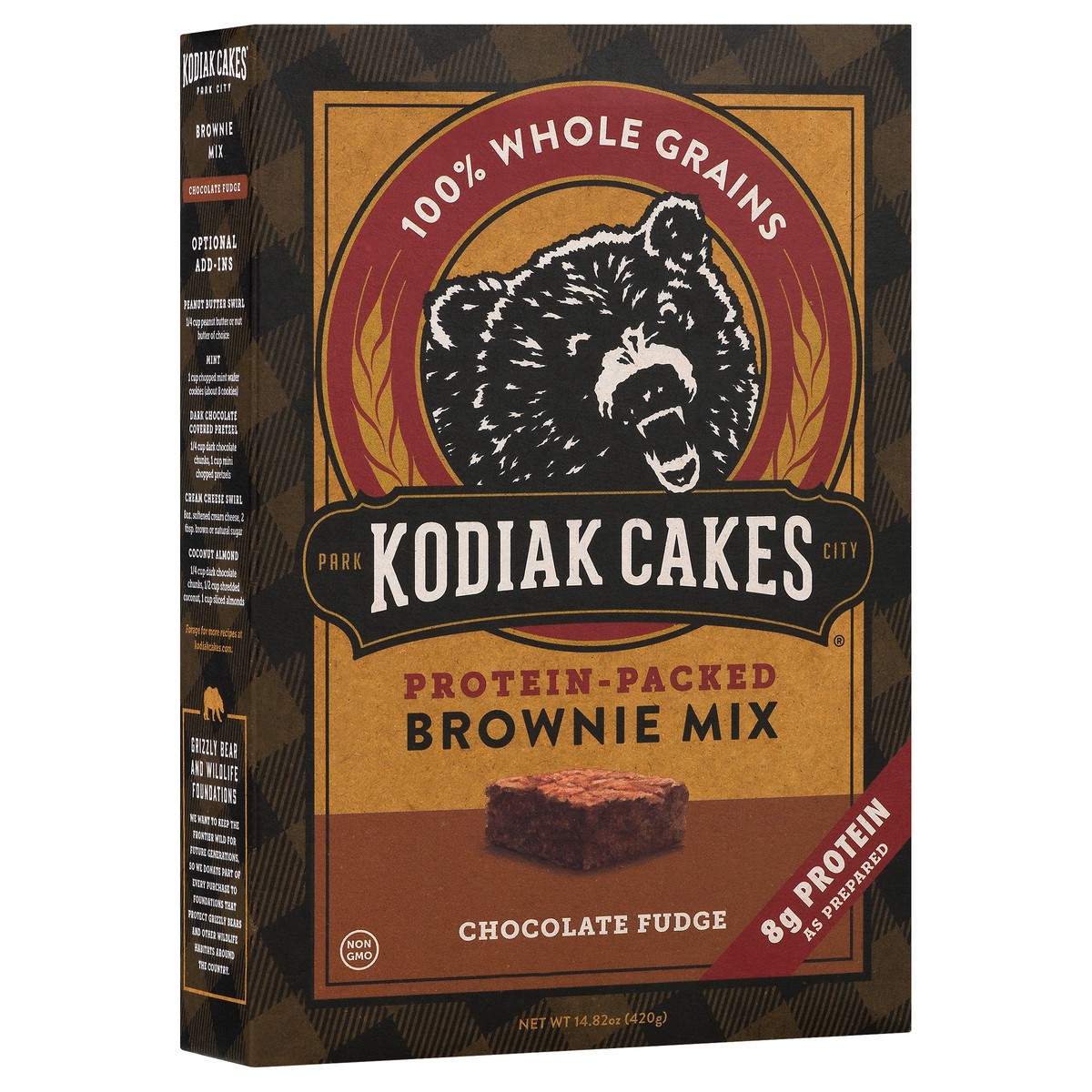 slide 2 of 9, Kodiak Cakes Brownie Mix, Chocolate Fudge, 14.82 oz, 14.82 oz