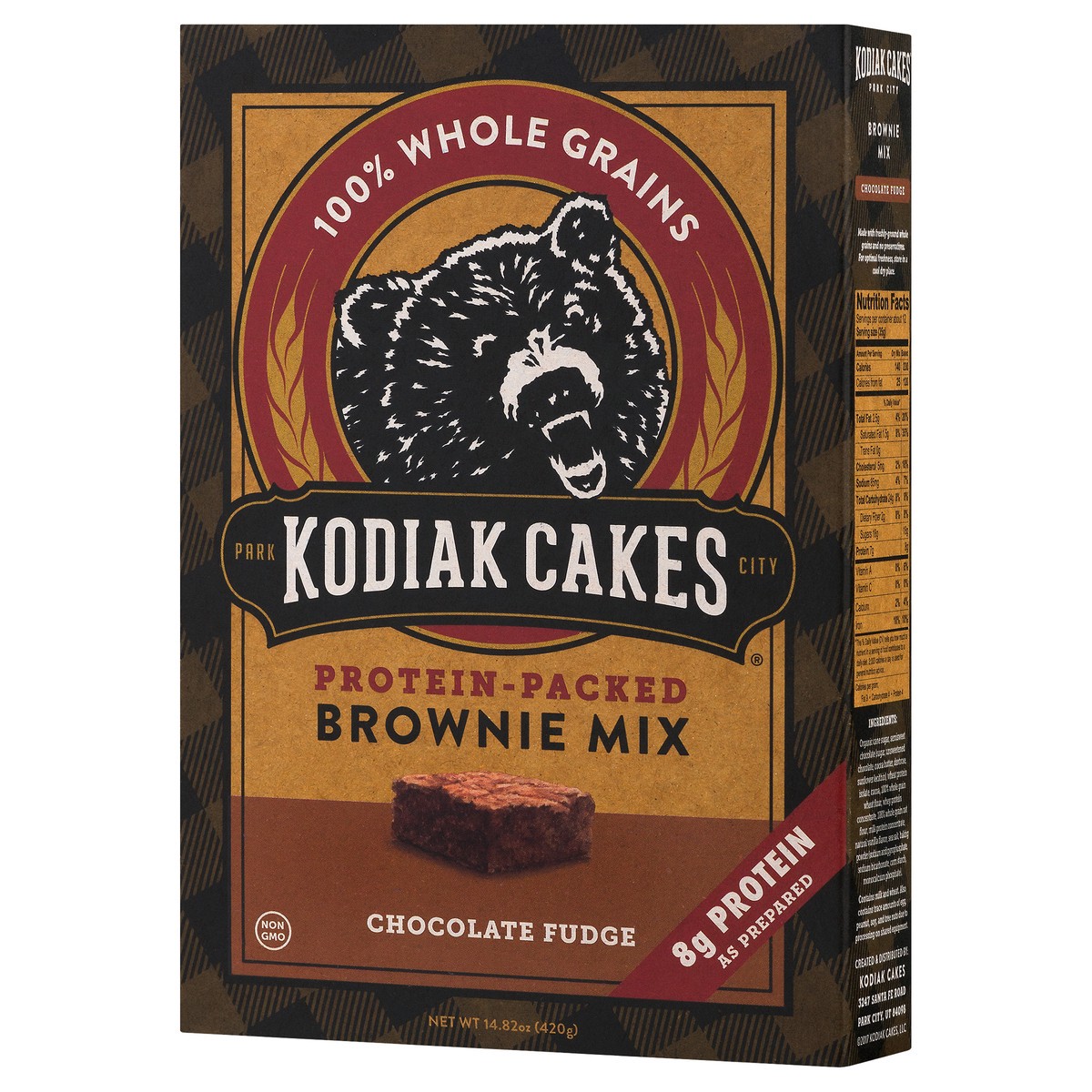 slide 3 of 9, Kodiak Cakes Brownie Mix, Chocolate Fudge, 14.82 oz, 14.82 oz