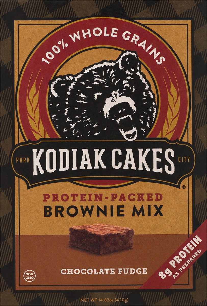 slide 6 of 9, Kodiak Cakes Brownie Mix, Chocolate Fudge, 14.82 oz, 14.82 oz