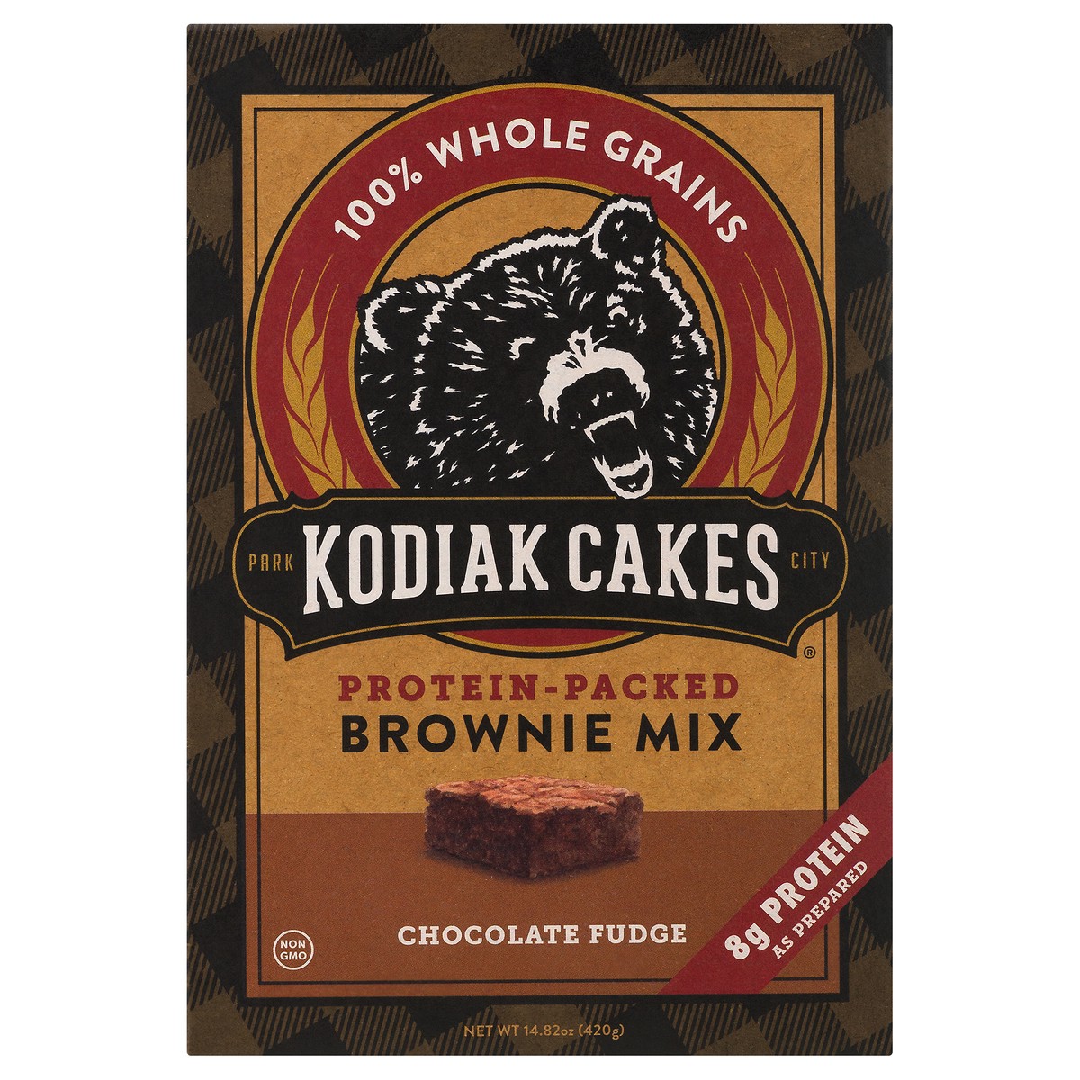 slide 1 of 9, Kodiak Cakes Brownie Mix, Chocolate Fudge, 14.82 oz, 14.82 oz