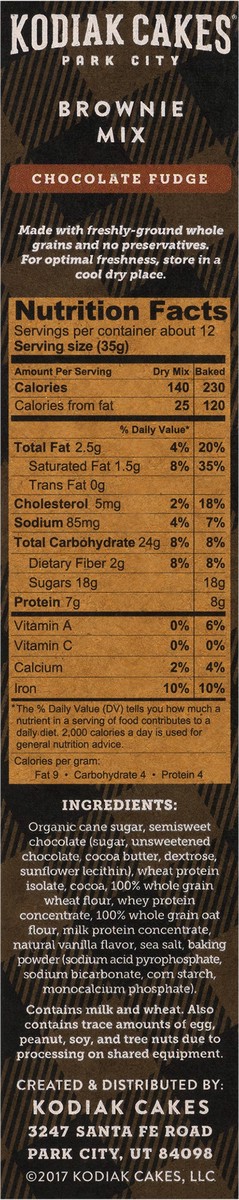 slide 8 of 9, Kodiak Cakes Brownie Mix, Chocolate Fudge, 14.82 oz, 14.82 oz