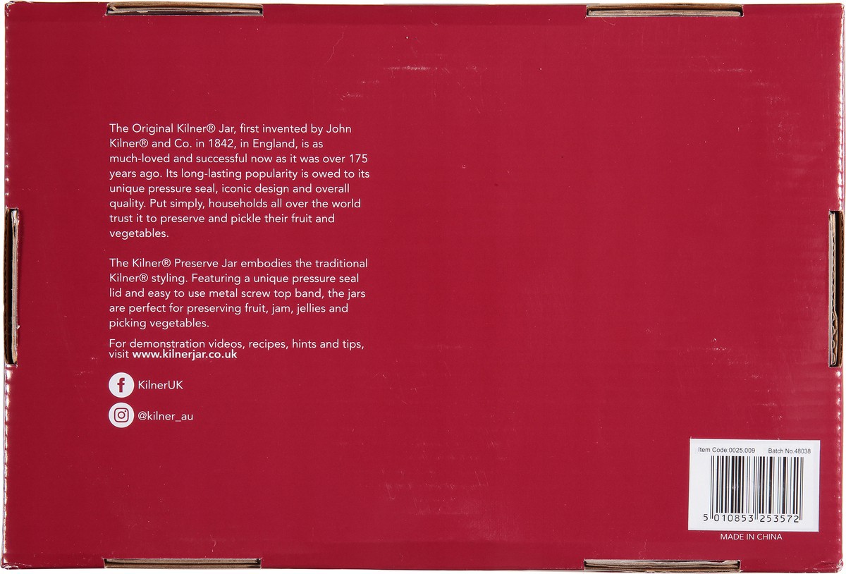 slide 5 of 9, Kilner 500 ml Preserve Jars 6 ea, 6 ct