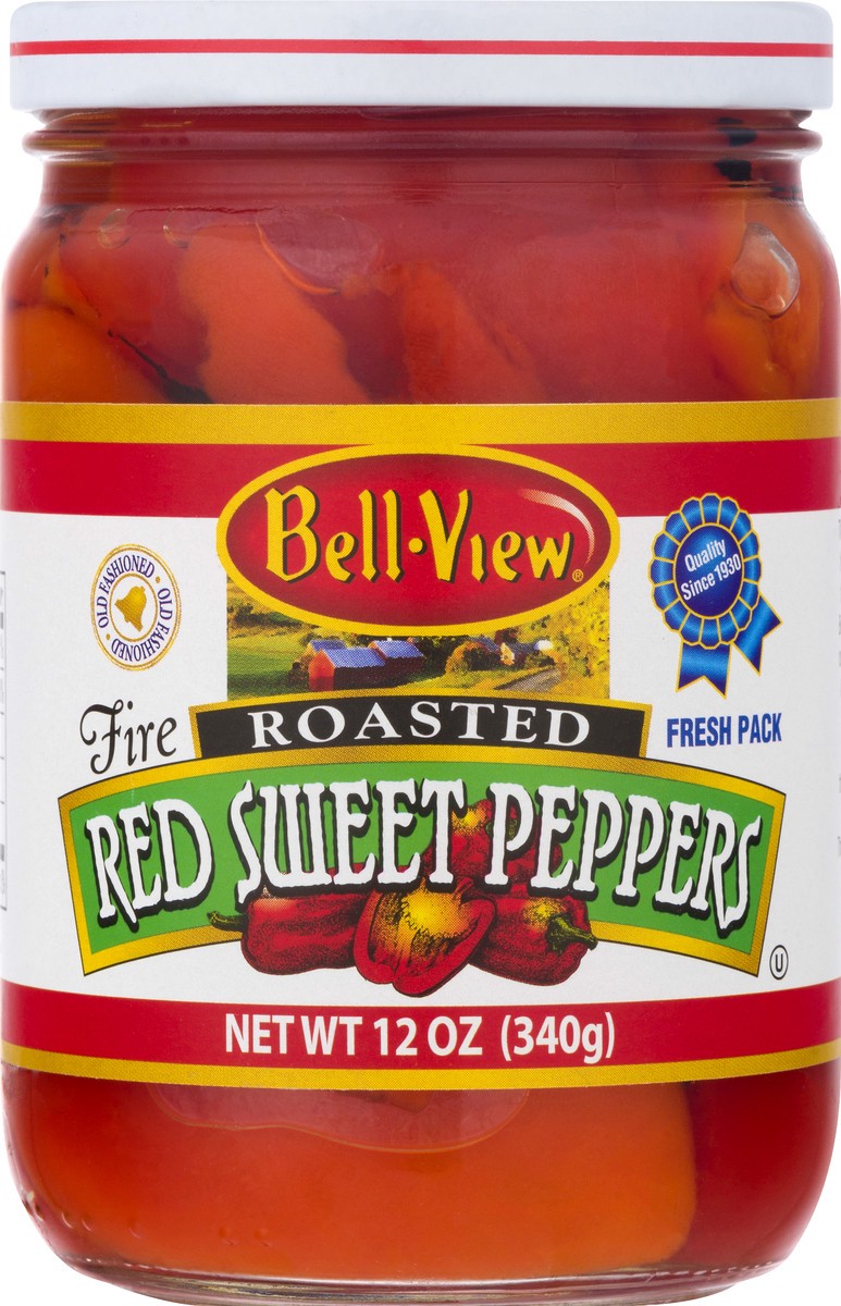 slide 3 of 11, Bell-View Fresh Pack Fire Roasted Red Sweet Peppers 12.0 oz, 12 oz