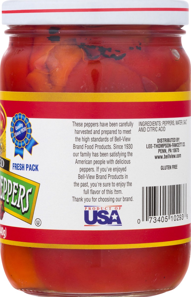 slide 5 of 11, Bell-View Fresh Pack Fire Roasted Red Sweet Peppers 12.0 oz, 12 oz