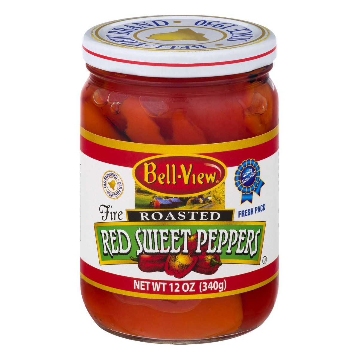 slide 1 of 11, Bell-View Fresh Pack Fire Roasted Red Sweet Peppers 12.0 oz, 12 oz