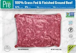 Pre 92% Lean 8% Fat Ground Beef