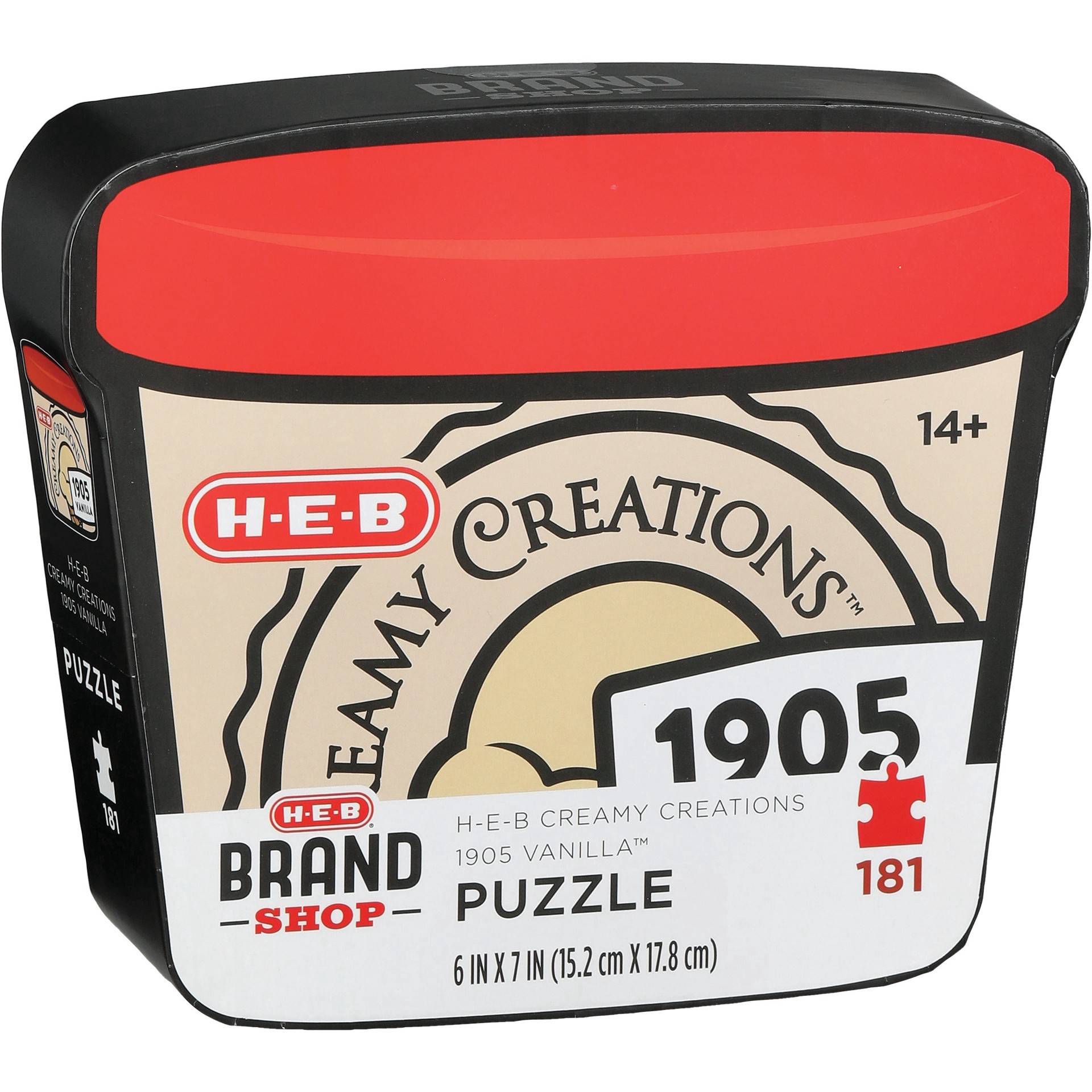 slide 1 of 1, H-E-B Brand Shop Creamy Creations 1904 Vanilla Ice Cream Puzzle, 181 ct