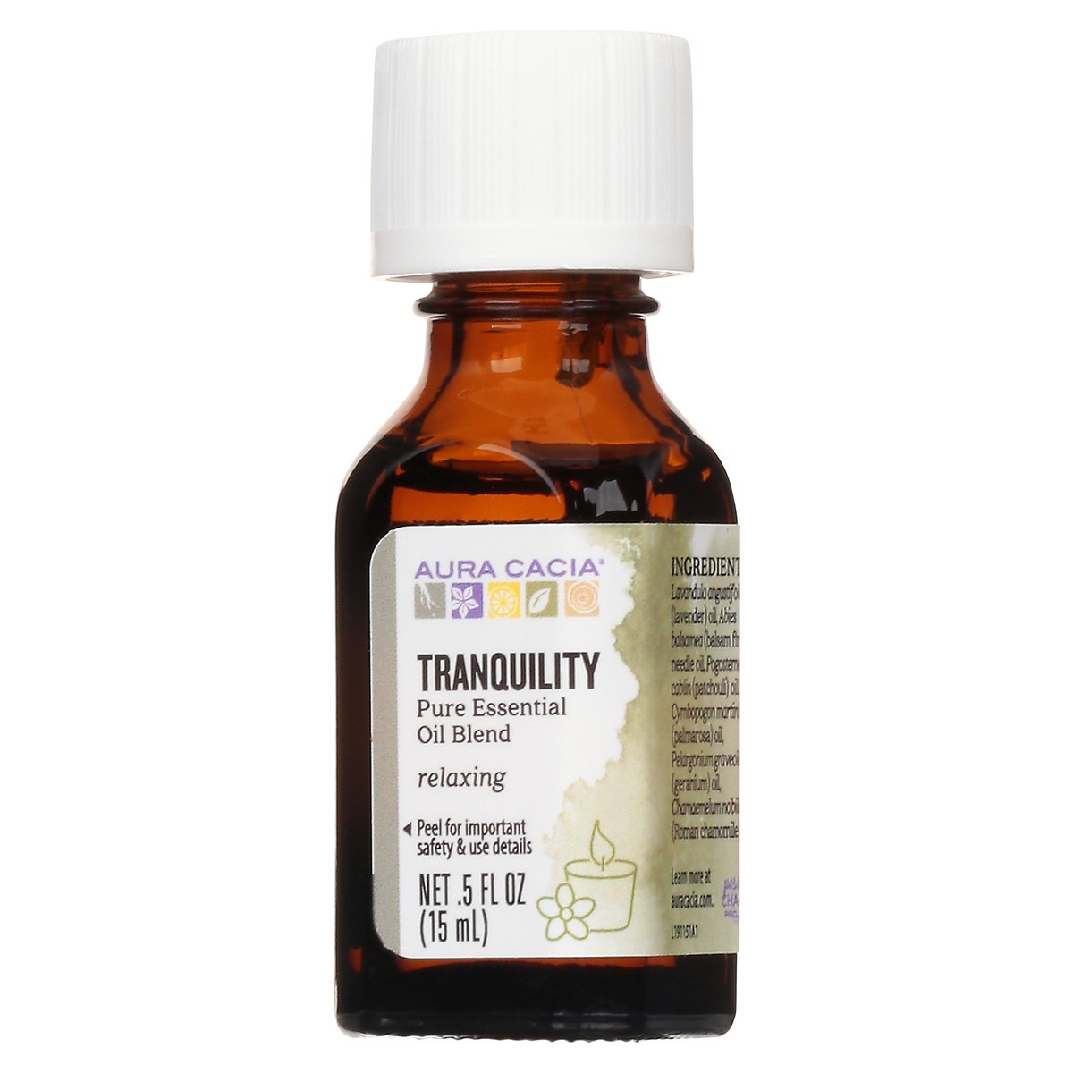 slide 3 of 9, Aura Cacia Relaxing Tranquility Pure Essential Oil Blend 0.5 fl oz, 0.5 fl oz