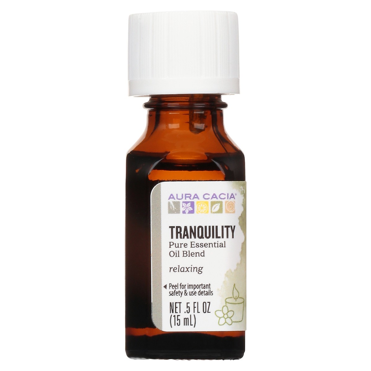 slide 1 of 9, Aura Cacia Relaxing Tranquility Pure Essential Oil Blend 0.5 fl oz, 0.5 fl oz