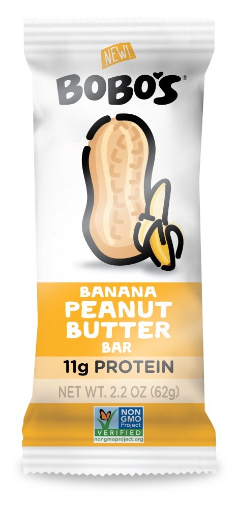 slide 1 of 1, Bobo's Banana Peanut Butter Bar, 2.2 oz