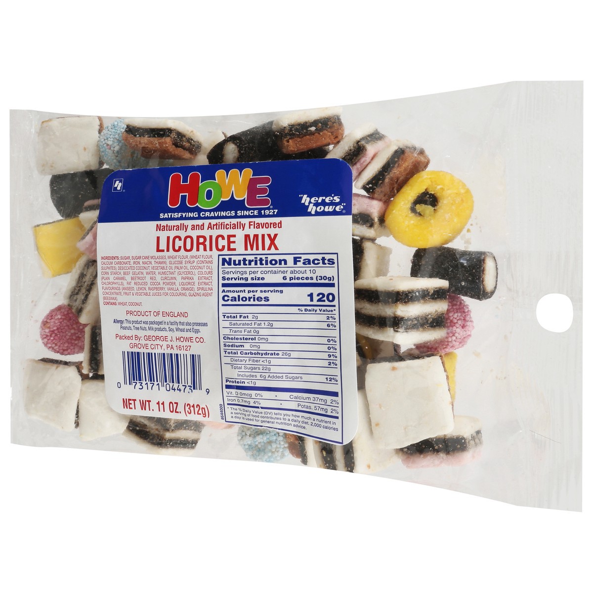 slide 13 of 14, Howe Licorice Mix Candy 11 oz, 11 oz