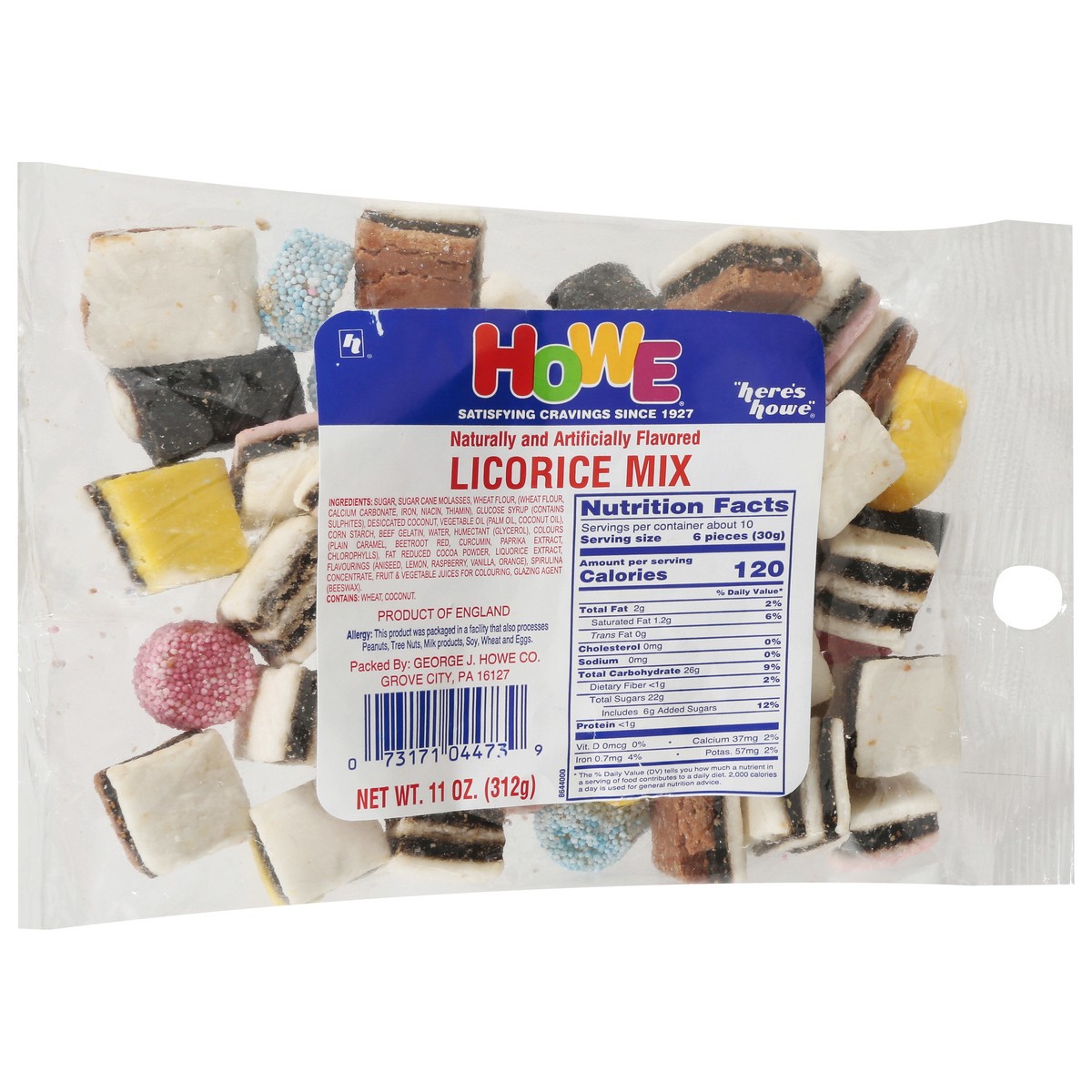 slide 8 of 14, Howe Licorice Mix Candy 11 oz, 11 oz