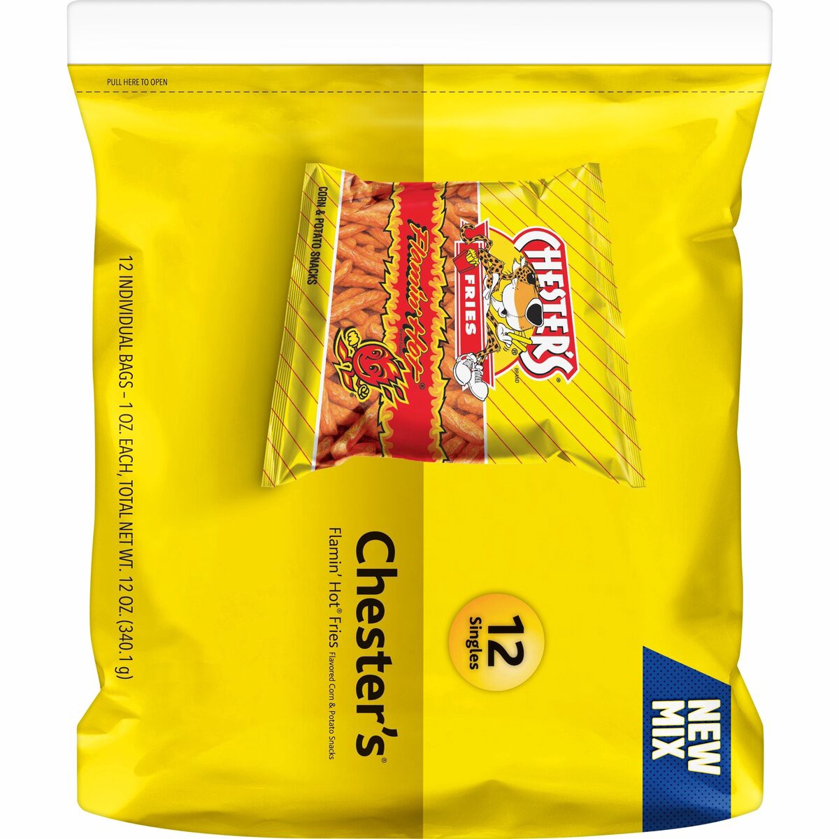 slide 2 of 5, Chester's Flamin' Hot Fries Multi-Pack, 12 ct; 1 oz