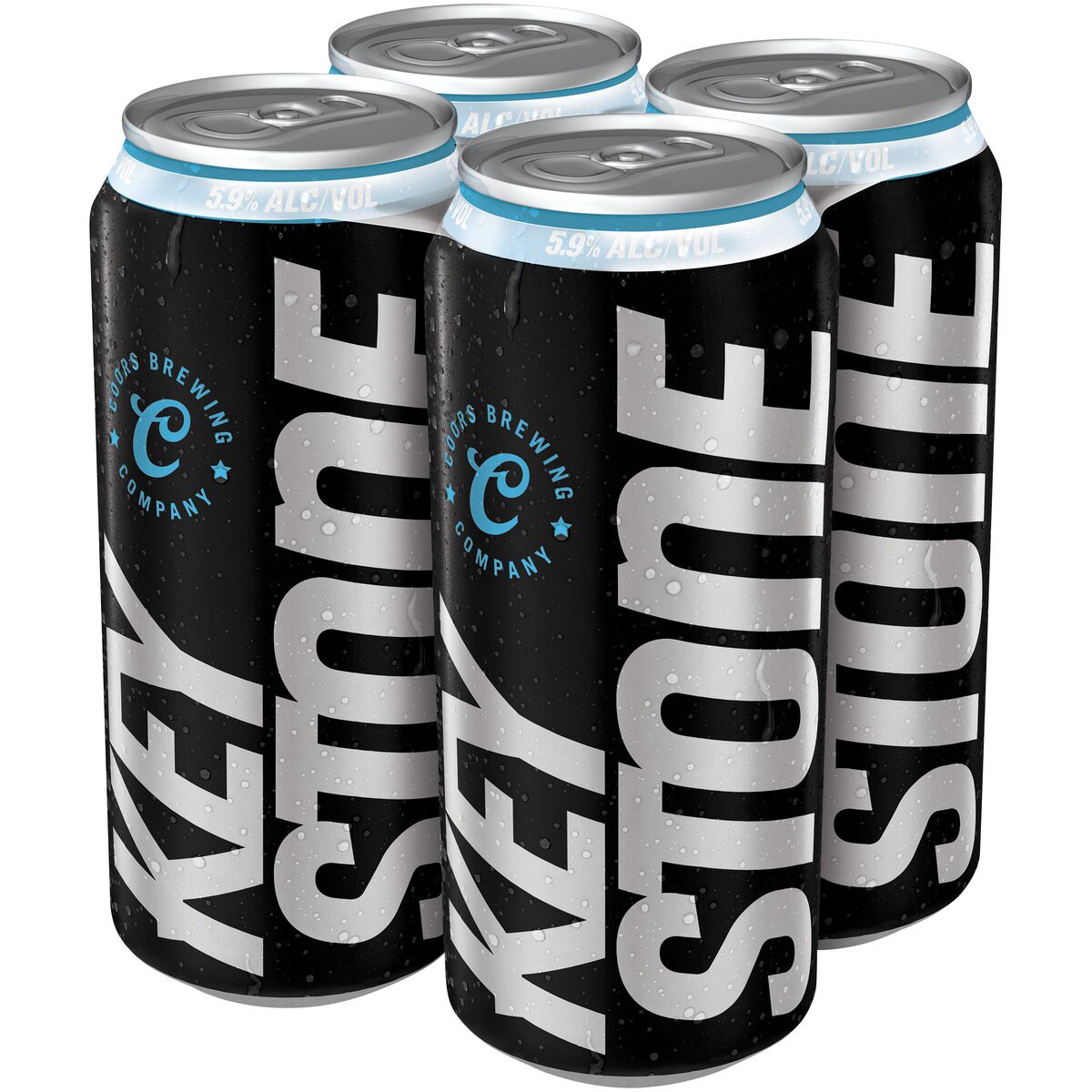 slide 1 of 5, Keystone Ice Lager Beer, 4 Pack, 16 fl. oz. Cans, 5.9% ABV, 4 ct; 16 fl oz