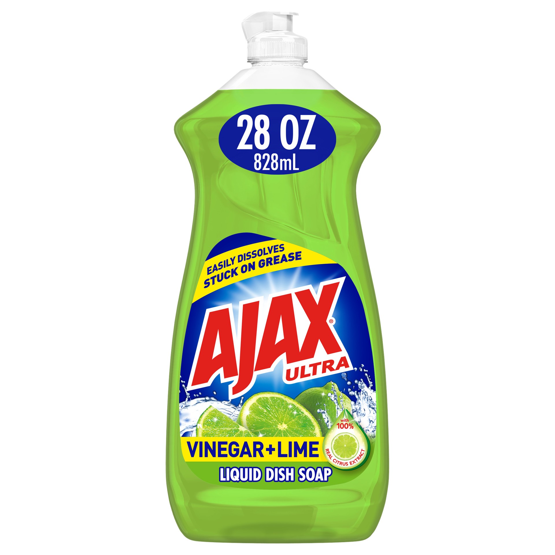 slide 1 of 8, Ajax Dishwashing Liquid Tropical Lime Twist, 1 ct