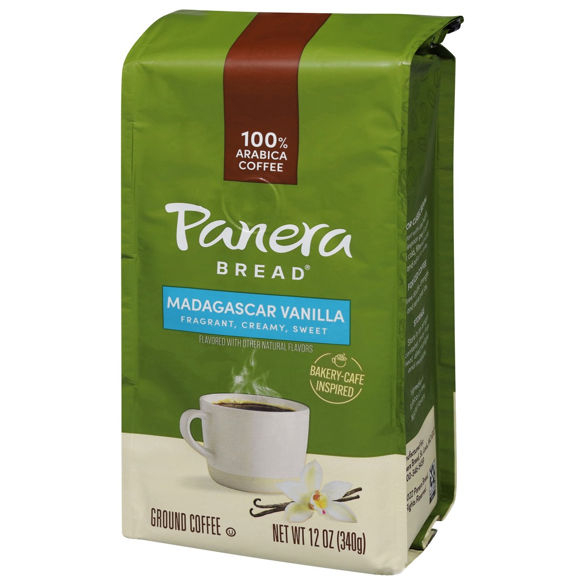 slide 6 of 9, Panera Bread Ground Madagascar Vanilla Coffee - 12 oz, 12 oz