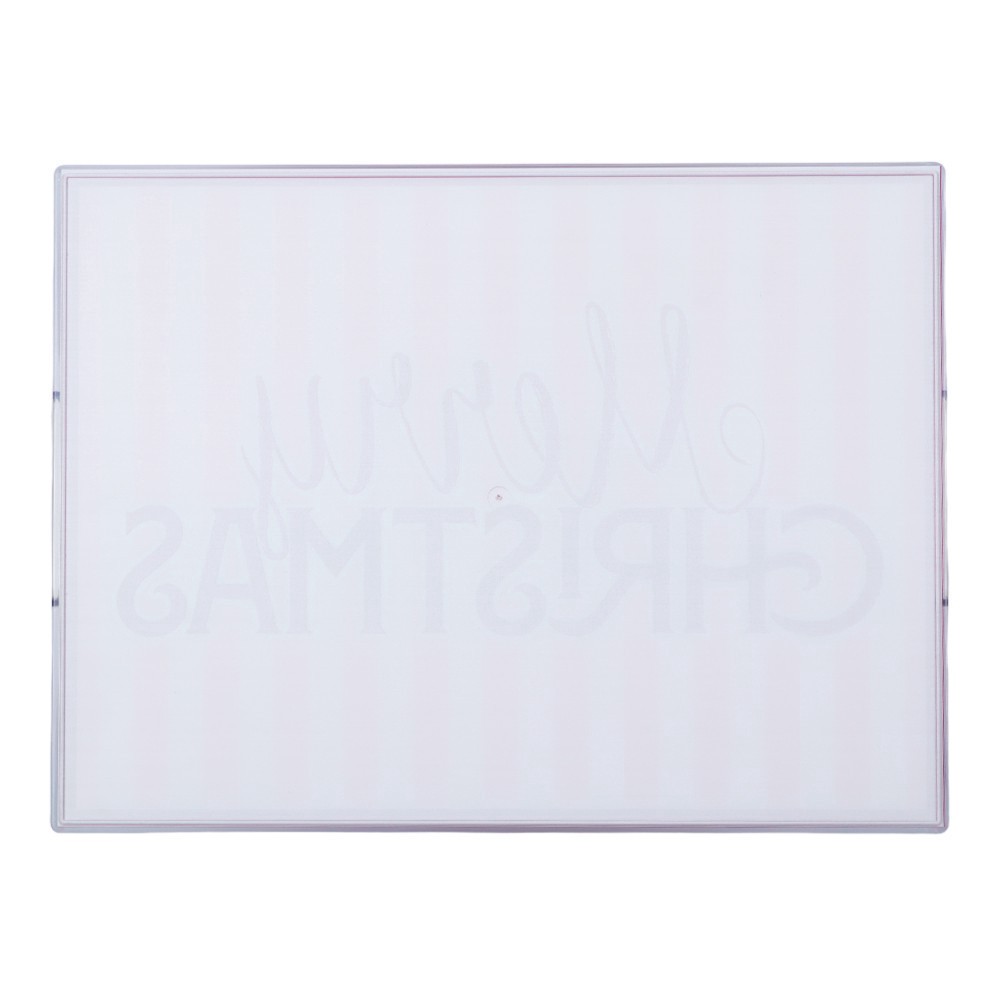 slide 2 of 3, 13.75" Pink Merry Christmas Tray By Ashland, 13.75 in