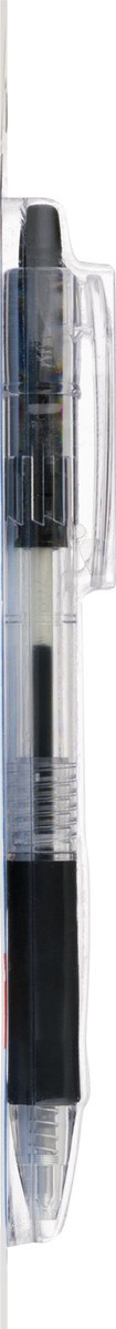 slide 4 of 9, EasyTouch Medium Black Retractable Ball Point Pen 2 ea, 2 ct