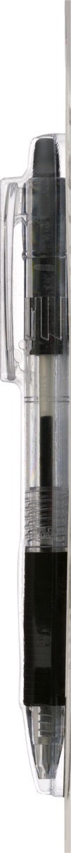 slide 5 of 9, EasyTouch Medium Black Retractable Ball Point Pen 2 ea, 2 ct